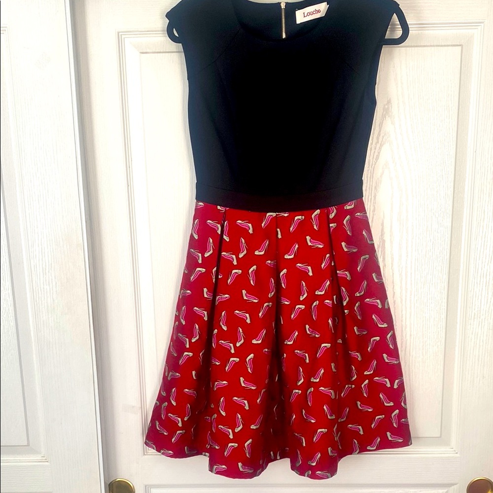 Louche- Black and Red Dress